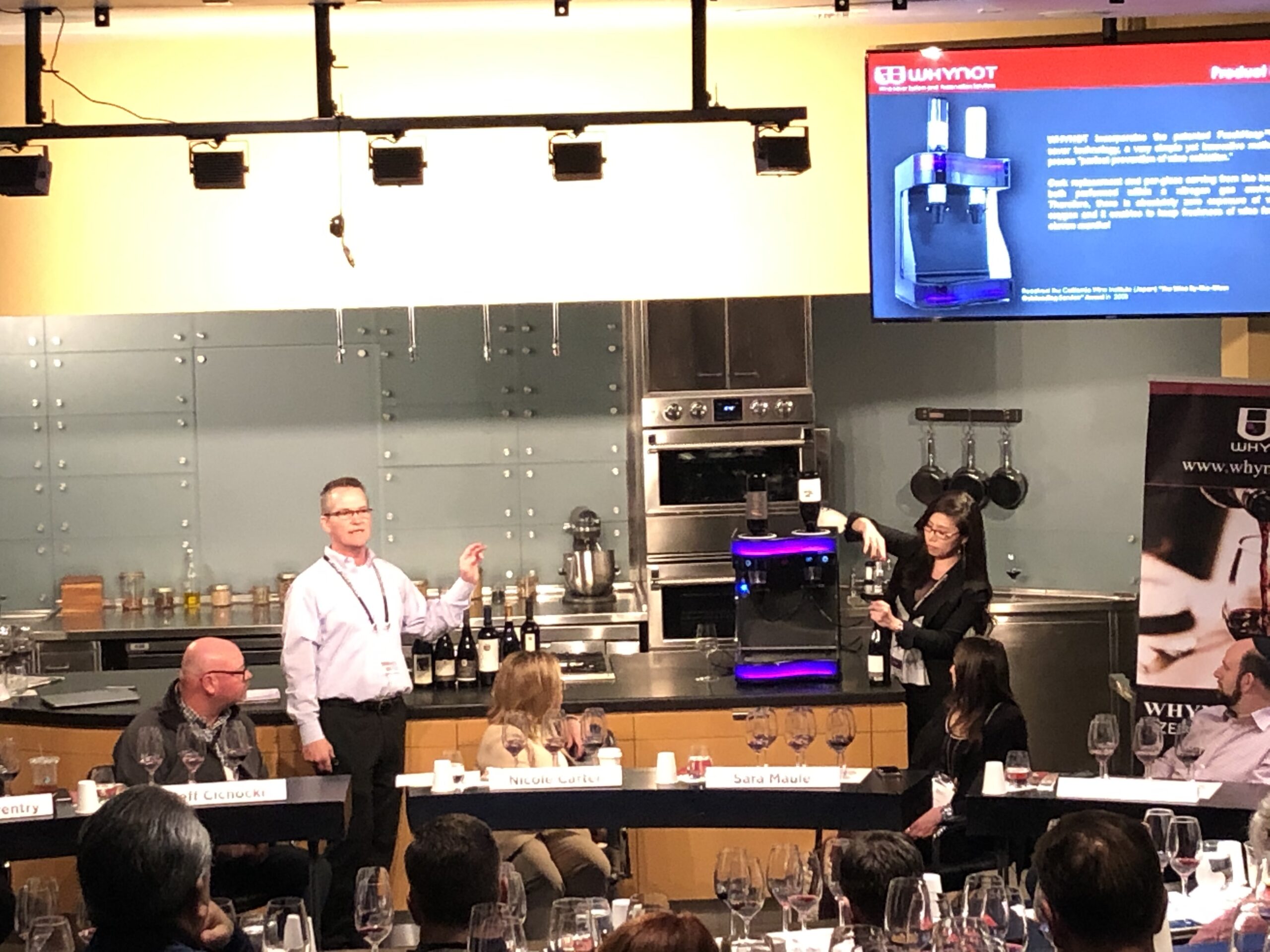 Sales and Promotion Support for Sanden at CIA Sommelier Summit